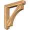 Ekena Millwork Westlake Arts and Crafts Rough Sawn Bracket w/ Offset Brace, Western Red Cedar, 8"W x 46"D x 46"H BKT0806X46X46WTL03RWR - alternate 1